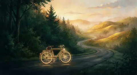 Dream interpretation of bicycle — symbolic illustration