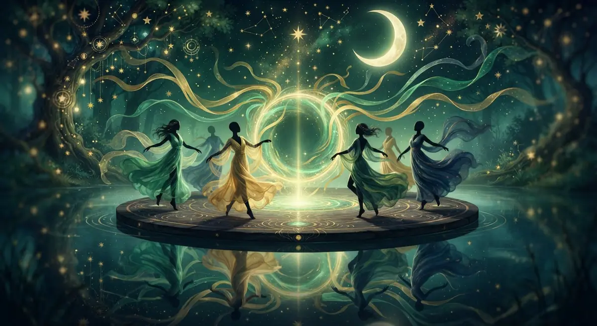 Dream interpretation of dancing — symbolic illustration