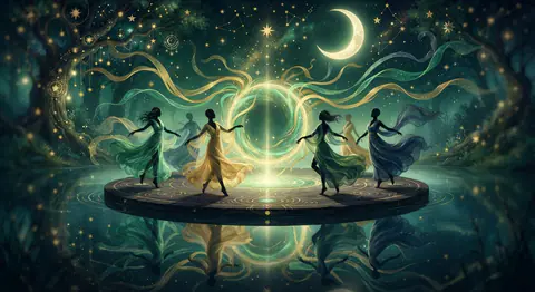 Dream interpretation of dancing — symbolic illustration