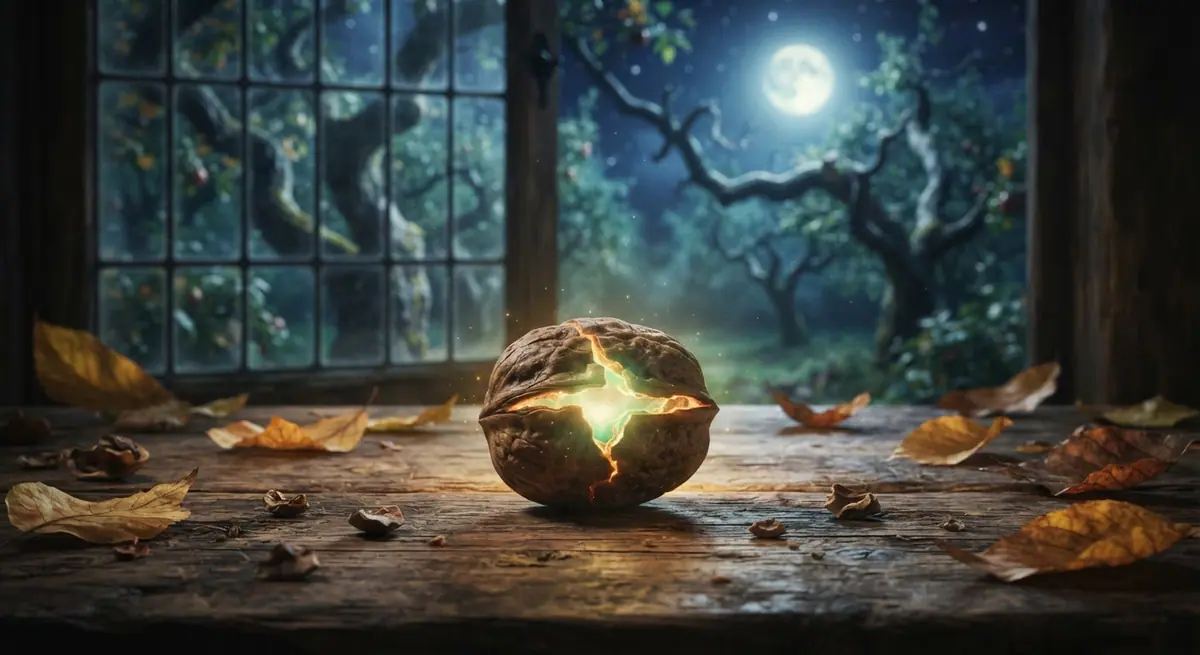 Dream interpretation of walnut — symbolic illustration